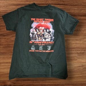 Rocky Horror Picture Show 50th Anniversary Green Gildan Tee Shirt